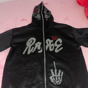 Rare rhinestone hoodie